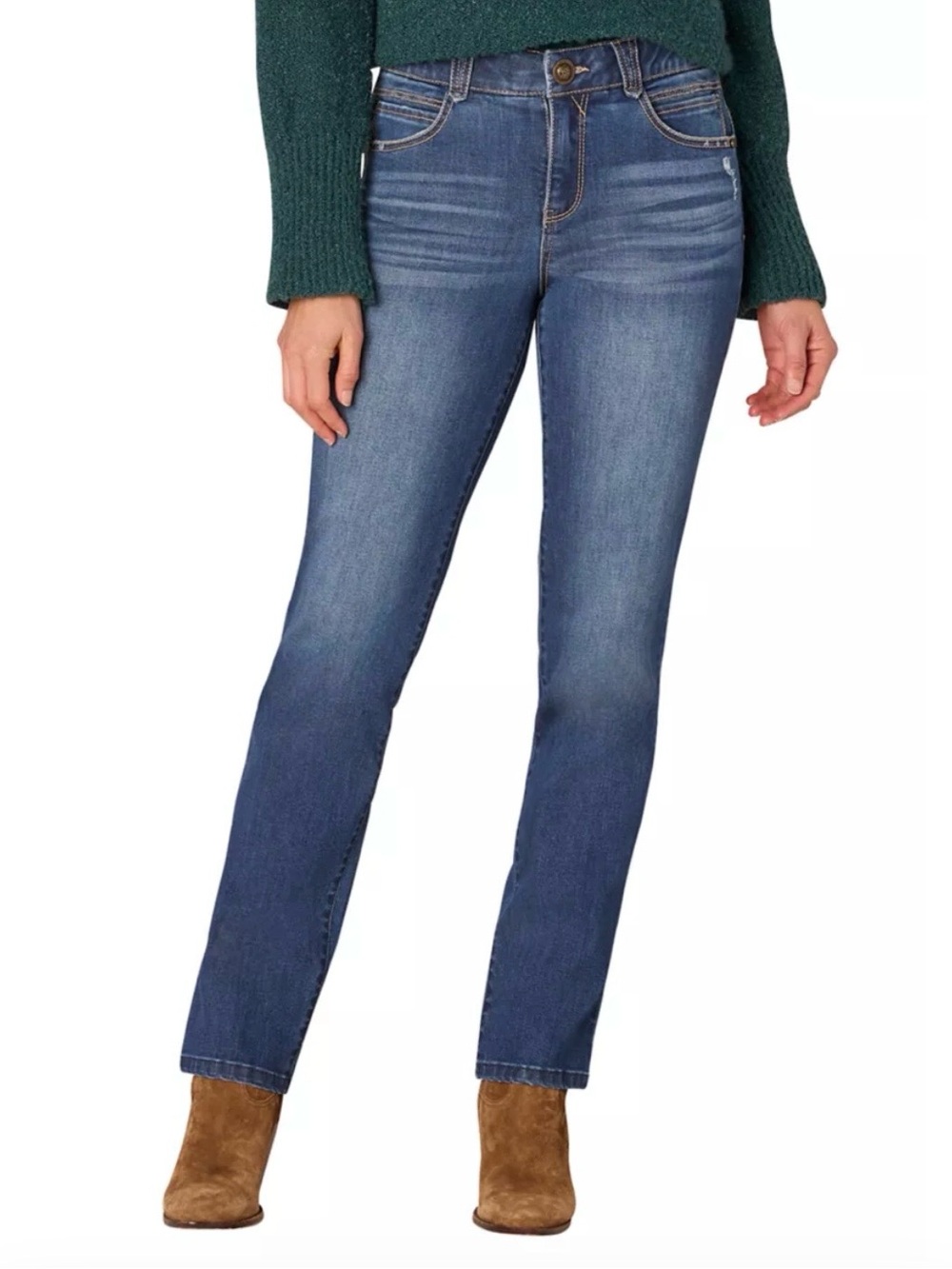 Wit & Wisdom Mid-Rise Straight Leg Jeans 4 absolution (Democracy) Nordstrom